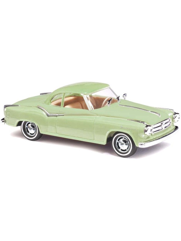 BUSCH 43109 Scala HO Borgward Isabella Coupé colore verde pastello