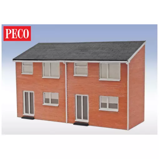 Maison jumelée des années 1960 - Peco LK213 - OO/HO