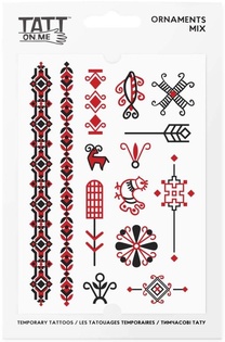 TATTonMe Tatuaggi temporanei impermeabili Motivi popolari mix