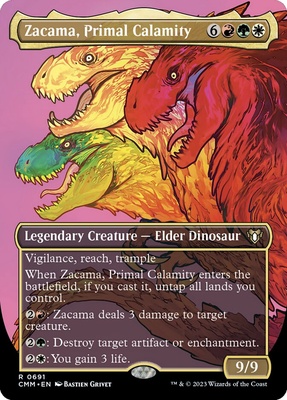 Zacama, Primal Calamity Commander Masters