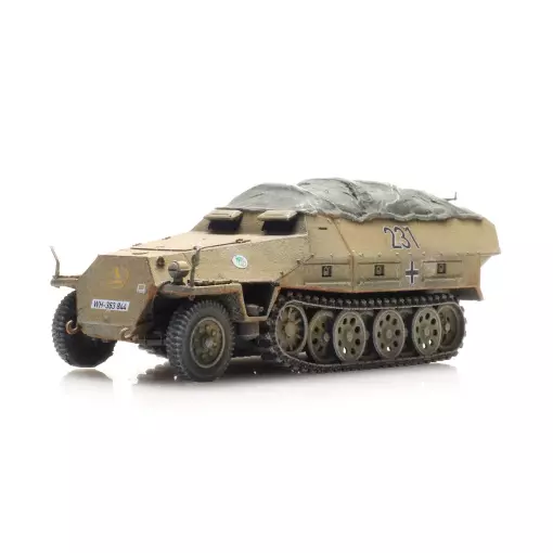 SdKfz 251 1 Ausf D Eisenbahntransport - Artitec 6870530 - HO 1/87