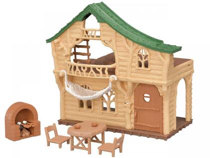 Sylvanian Families Chalet con mobili.