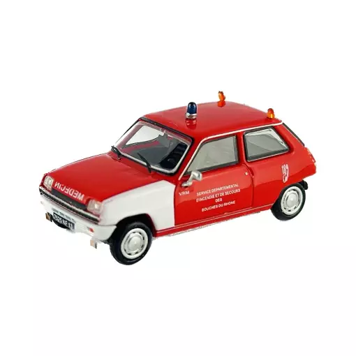 Auto Renault 5 TL 1972 MEDECIN-POMPIER REE MODELS CB 145 - HO 1/87
