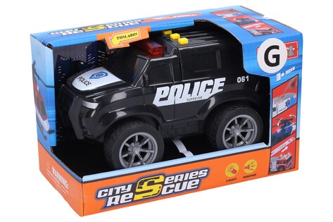 Auto della polizia con effetti da 18 cm