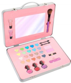 Set di cosmetici in una valigetta