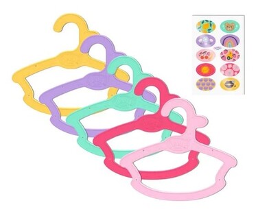 Zapf BABY born appendiabiti, confezione da 5, 43 cm