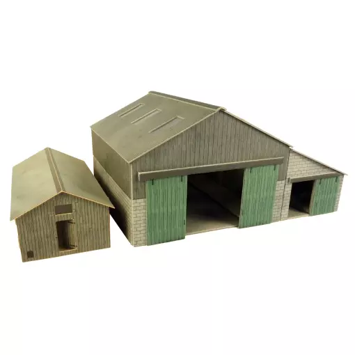 Bâtiments de ferme du manoir - Metcalfe PO252 - OO/HO