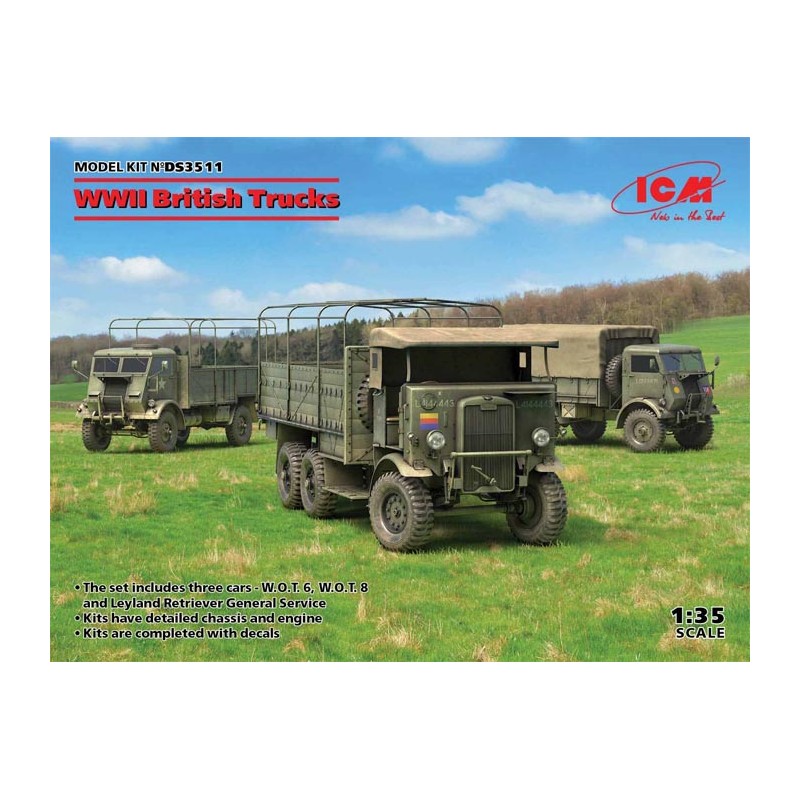 Camion britannici. ICM DS3511