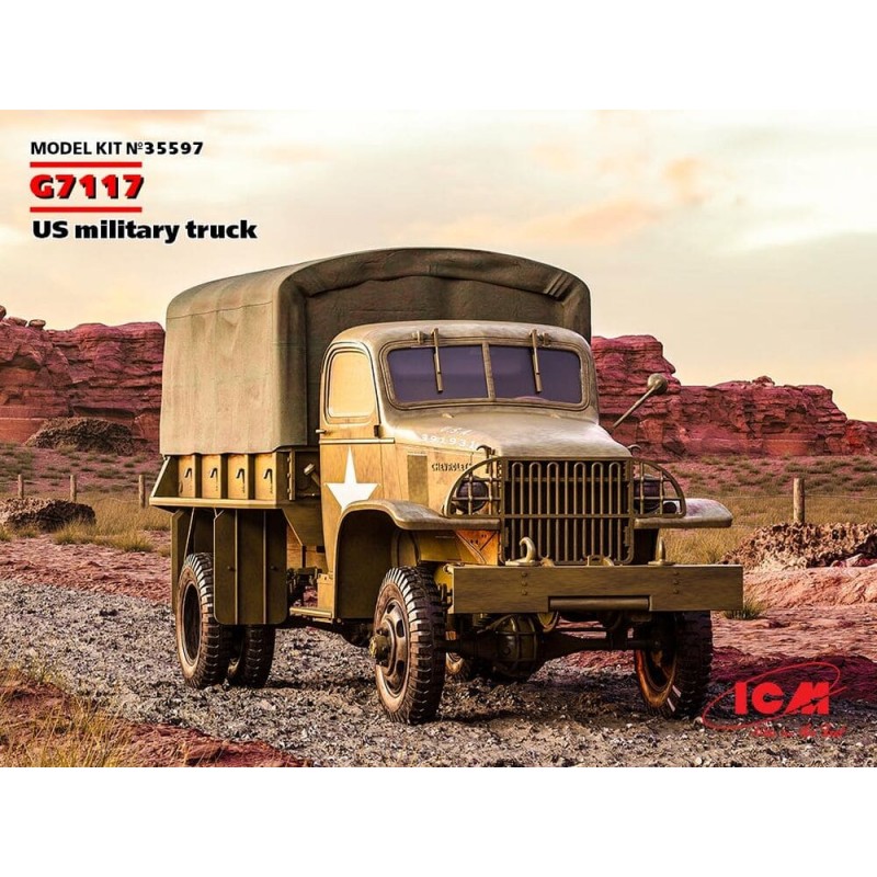 Camion militare statunitense modello G7117. ICM 35597