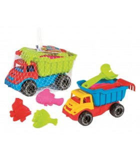 Camion spiaggia in rete con accessori