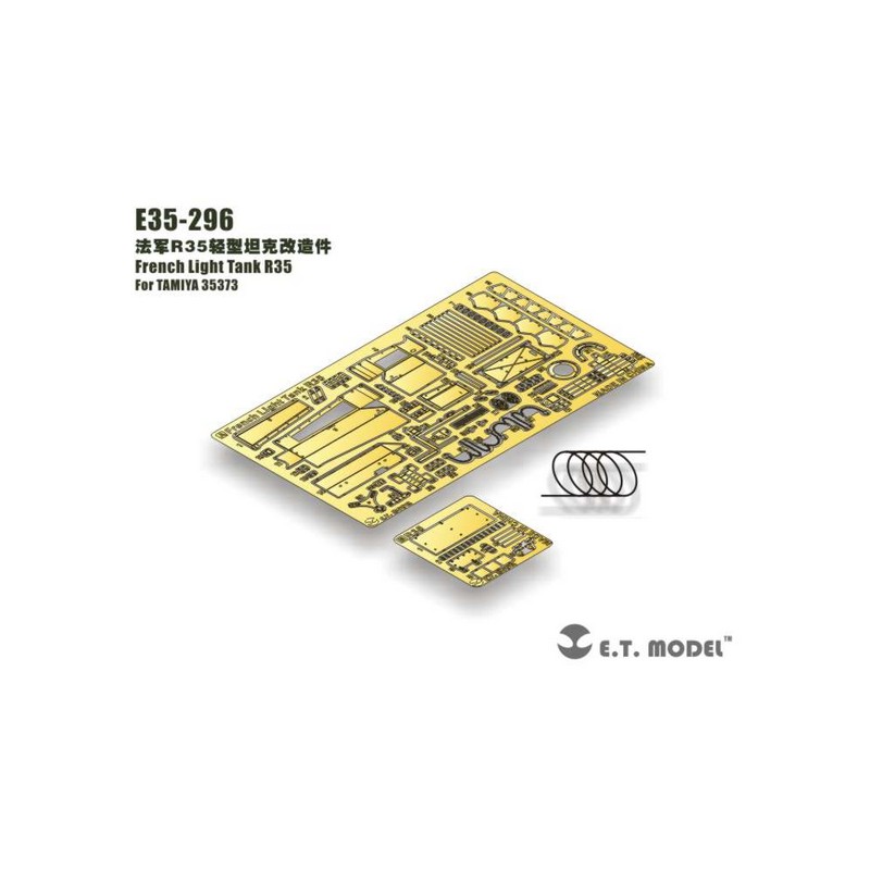 Fotoincisione: carro armato leggero francese Renault R35. E.T. MODEL E35-296