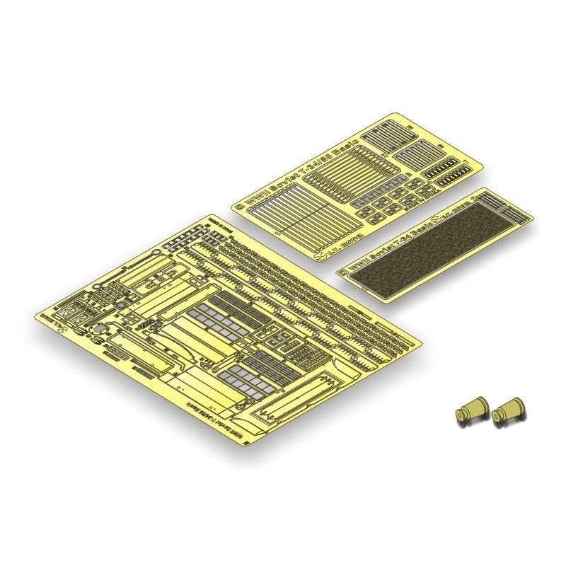 Fotoincisione: carro armato sovietico T-34/85. E.T. MODEL E35-020