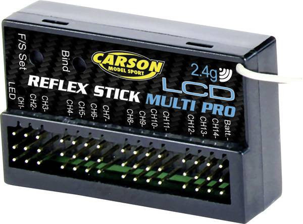 Carson Ricevitore a 14 canali Reflex Stick Multi Pro LCD 500501544