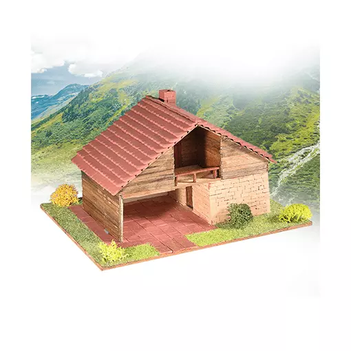Kit de construction en céramique pour refuge alpin - Keranova 30220 - HO 1/87