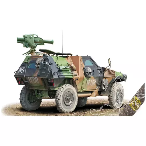 Veicolo militare LAV Milan AT portamissili - Ace 72421 - 1/72