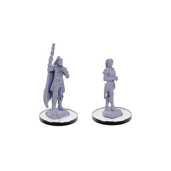 Critical Role Unpainted Miniatures - Percival & Cassandra de Rolo