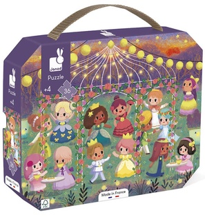 Janod Puzzle Principesse in valigia 36 pezzi