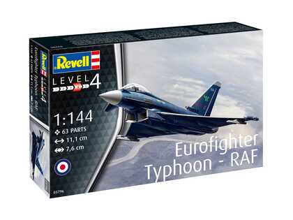 Kit modello in plastica aereo 03796 - Eurofighter Typhoon - RAF (1:144)