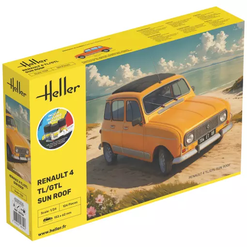 Starter Kit Renault 4 TL/GTL Sun Roof - Heller 58704 - 1/24