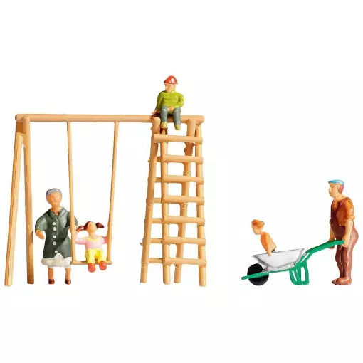 Nonni e nipoti / 5 figure + accessori