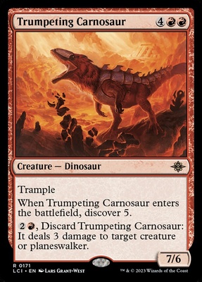 Trumpeting Carnosaur The Lost Caverns of Ixalan