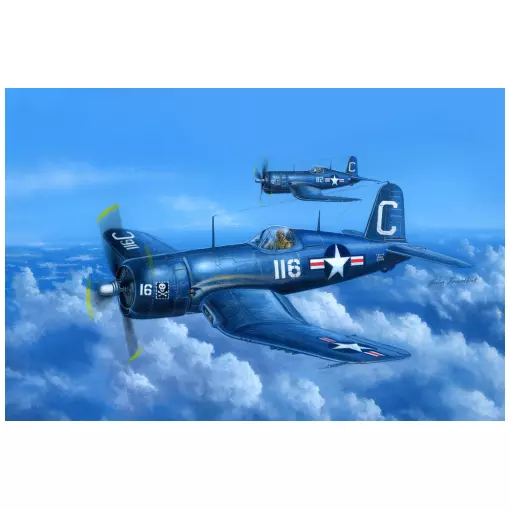 Velivoli della squadra navale statunitense - F4U-4 Corsair "Prima versione" - Hobby Boss 80386 - 1/48