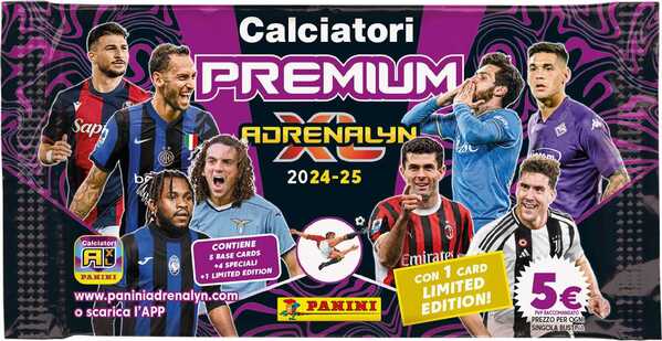 SERIE A 2024/2025 - ADRENALYN carte - PACCHETTO PREMIUM