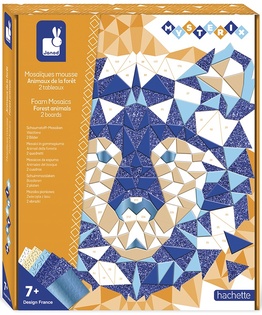 Janod Atelier Set Maxi Mosaico Animali del Bosco dai 7 anni