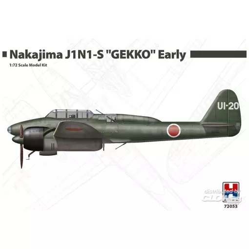 Avion Nakajima J1N1-S "Gekko" - Hobby 2000 72053 - 1/72