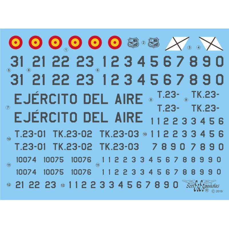 Decalcomanie: Airbus A400M Atlas. SERIES ESPAÑOLAS SE1472