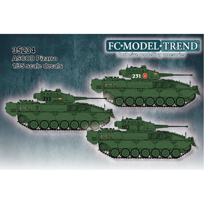 Decalcomanie: VCI/VCC Pizarro. FC MODELTIPS 35234