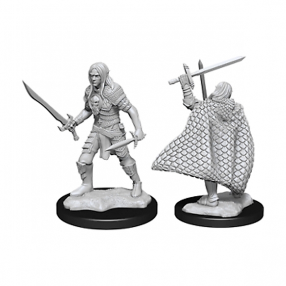 Deep Cuts Miniatures - Elf Male Fighter v2