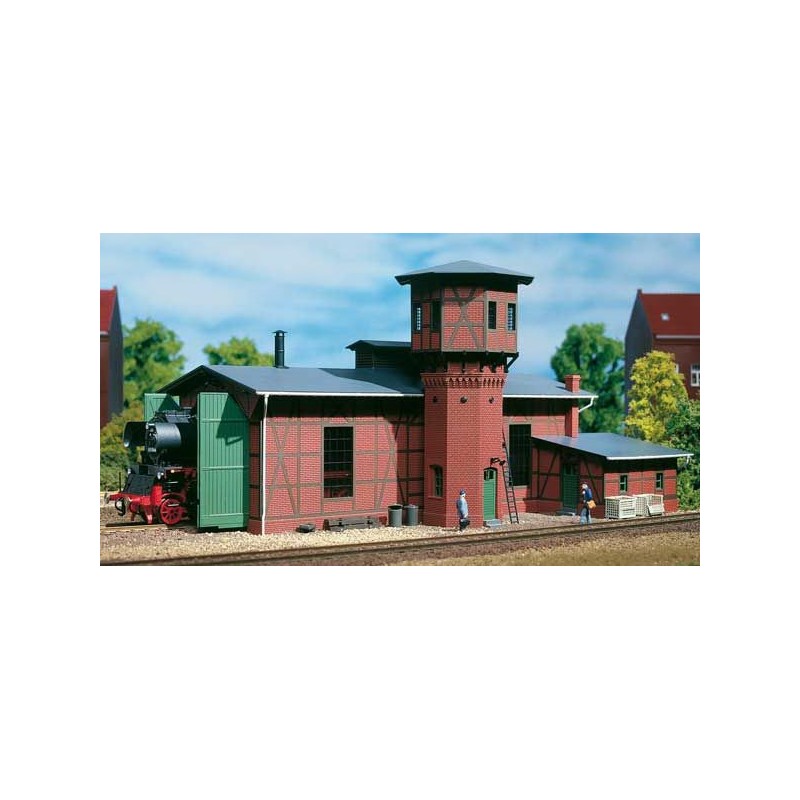 Deposito locomotive e torre dell'acqua. AUHAGEN 11400