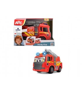 Dickie - ABC Ferdy Fire, Camion Pompieri cm. 25, Luci e Suoni, Motorizzato