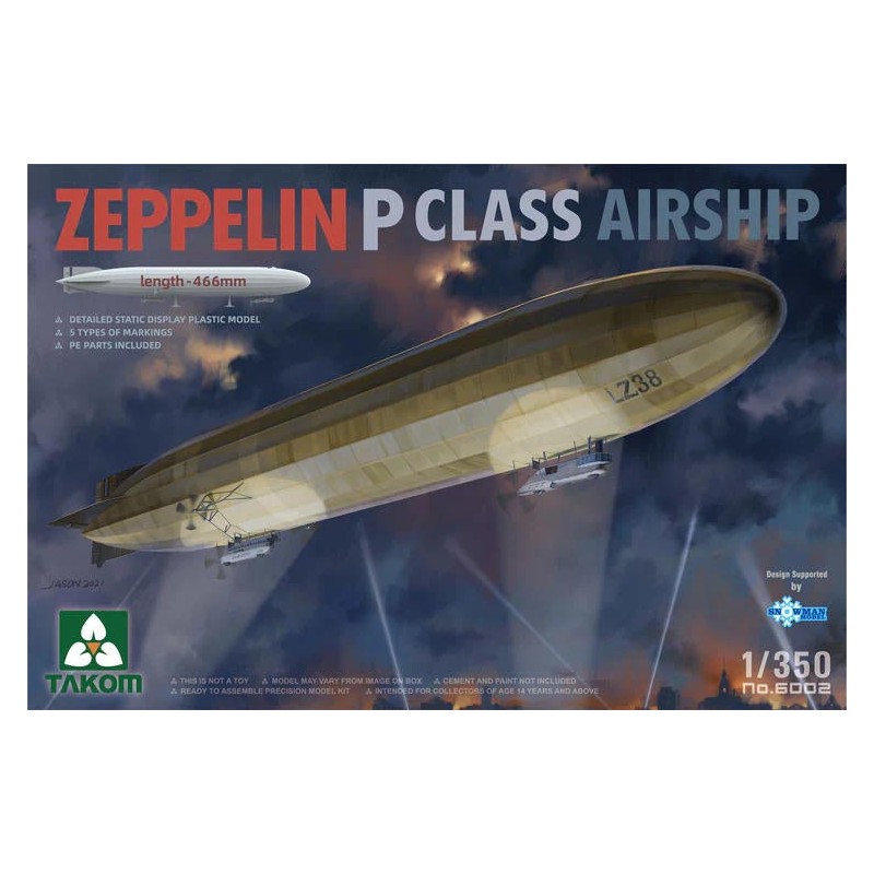 Dirigibile Zeppelin classe P. TAKOM 6002
