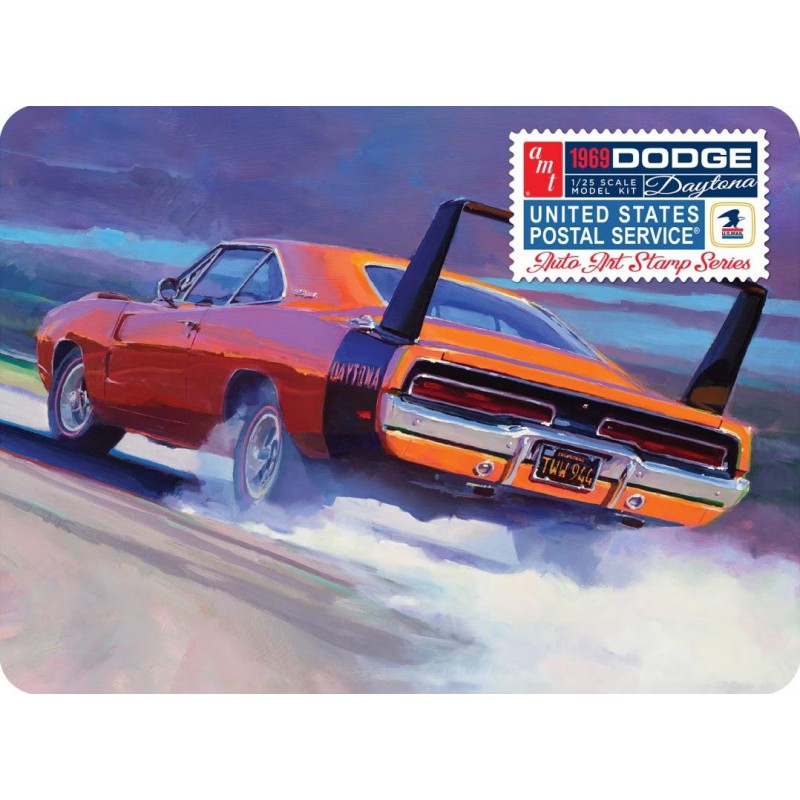 Dodge Charger Daytona, 1969 - Serie di francobolli USPS. AMT 1232