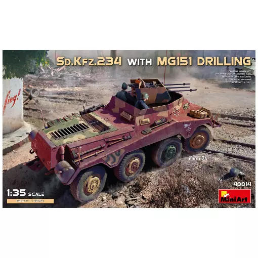 Sd.Kfz.234 avec MG151 - Miniart 40014 - 1/35