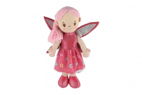 Bambola fata Peonia di stoffa/tessuto 40 cm