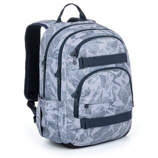 Zaino da studente Topgal in marmo grigio VIKI 24036