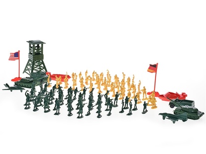 Set soldatini Mission Control con accessori 180 pz