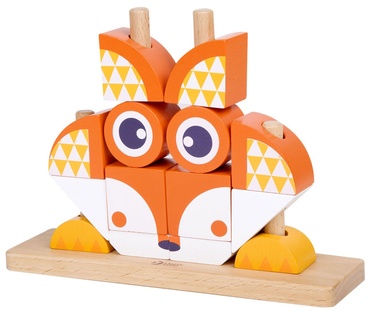 Puzzle in legno di volpe 19 pz