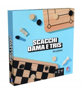 EG Classici - Dama & Scacchi, Tris in Legno