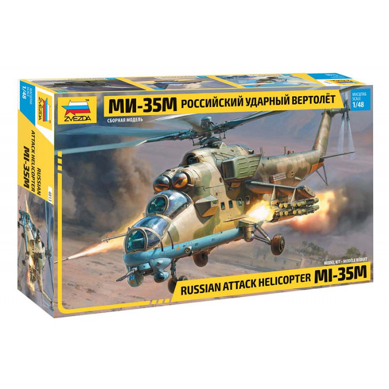 Elicottero russo MI-35M. ZVEZDA 4813