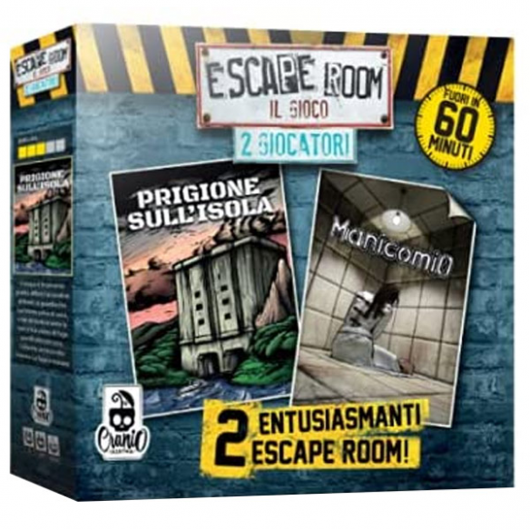 Escape Room: il Gioco - 2 Giocatori - Prigione sull'Isola e Manicomio