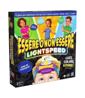 Essere o Non Essere Lightspeed - Gioco da Tavolo Spin Master per Famiglie, Divertimento e Velocità per 2-6 Giocatori, 6+ Anni