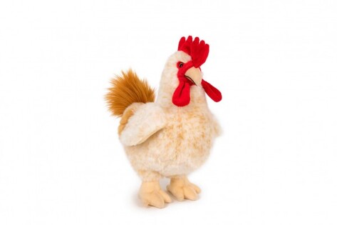 Gallo in piedi peluche 30x17cm