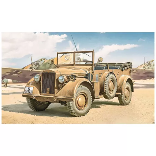 Veicolo Kfz.12 Horch Typ 40 prima produzione WWII - ITALERI 6597 - 1/35