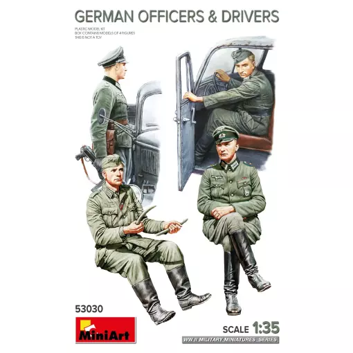 Officiers et conducteurs allemands - Miniart 53030 - 1/35