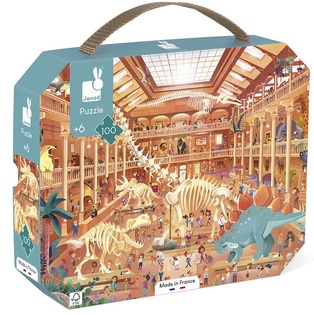 Janod Puzzle Al museo in valigetta 100 pz
