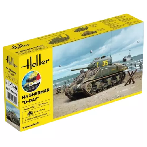 Char Standard - M4 Sherman Day-J 1943 - Heller 56892 - 1/72